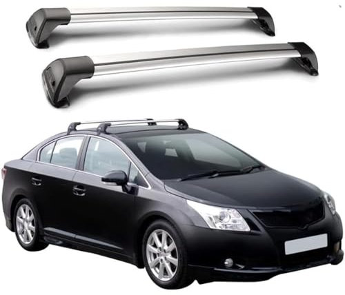 CCLXWY Barres de Toit pour Avensis Estate T27 2009-2019 Galerie de Toit pour Voitures Porte-vélos Coffres de Toit Porte-Bagages Rails de Toit Intégrés Pré-assemblé avec Serrure,B