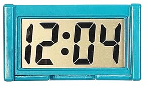 siduytin Wall Clock Convenient Timekeeping Solution With Foldable Stand ABS Electronic Led Clock Digital Clock Kitchen Clock, Blue