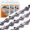 HobbyPower24 3 catene di ricambio per motosega PGHSA 12 B2 C2 C3, semi-scalpello, passo 0,3, spessore maglia 1,1 mm, 28 TG, compatibile con Parkside