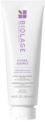 Biolage Balsamo Nutriente per Capelli Secchi e Danneggiati, Azione Idratante e Illuminante, Arricchito con Aloe Vera, Hydrasource, 236 ml