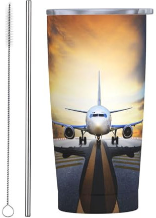 YFSGDLBN Zaino Aereo Stampato In Acciaio Inox Tazza Sport Isolato Bollitore Spazio Brocca