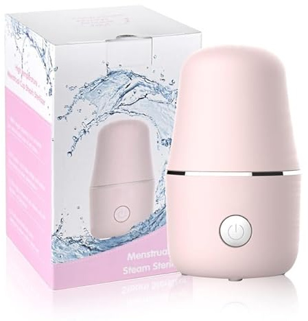 Woman-1 Menstruationsbecher Sterilisator - Elektrischer Dampfsterilisator für Silikon Menstruationstassen