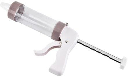 TOPBATHY Prensa de Galletas Manual de Plástico para Decoración de Postres Herramienta de Repostería Ergonomía y Limpieza para Hornear