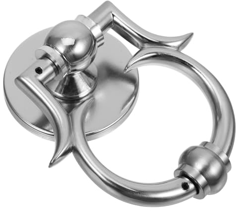 FUTUREORYY Zinklegierung Türklopfer Haustürklopfer Einzelner Metallklopfer Europäischer Türbeschlag Haustür Eingangstür Deko Classic