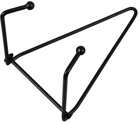 OSALADI Présentoir à Assiettes Mural en Métal Noir Petit Support Pliable Polyvalent pour Cadres Photo et Livres de Recettes Chevalet Stable pour Décoration Intérieure 1 Pièce
