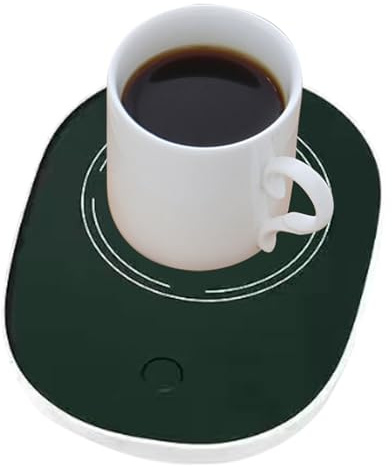 Yonuaret Calentador De Taza De Café | Placa Eléctrica con 3 Ajustes De Temperatura,Base USB para Calentar Tazas De Café | para Té Leche Bebidas Hogar Oficina Viaje Dormitorio Apartamento Invierno