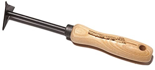 Unbekannt Triangel-Fugenkratzer geschmiedet - mit 14 cm langem Griff aus Eschenholz - Krumpholz Gartengerät