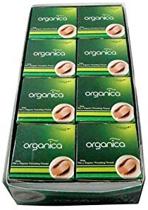 Organica bomull organisk antiseptisk ögonbrynstråd för ansiktshårborttagare (massor av 8 st)