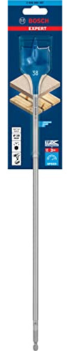Bosch 1x EXPERT Self Cut Speed Flachfräsbohrer (für Weichholz, Spanplatte, Ø 38,00 mm, Professional Zubehör Bohrmaschine/Schrauber)