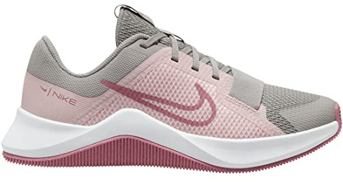 Nike W MC Trainer 2, Scarpe da Ginnastica Donna, LT Iron Ore/Desert Berry-Barely Rose, 39 EU