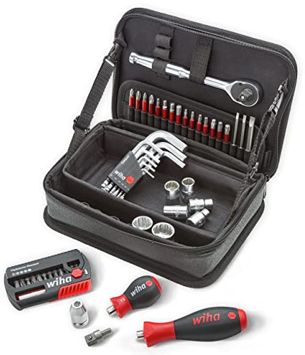 Werkzeug-Set für mechanisches Befestigen, 55 Stück inkl. Multifunktions-Tasche – 9300-51401 Mechanik-Set