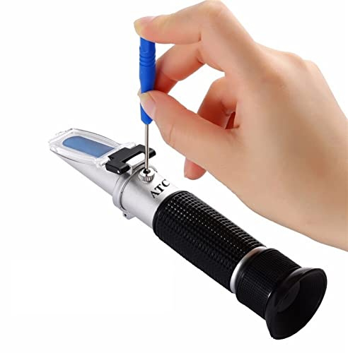 Digital Tester Antifreeze Freezing Point Tester 0-66.6 Ethylene Glycol 0-62.4 Propylene Glycol Concentration Test Handheld Refractometer