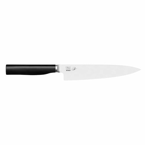 KAI Tim Mälzer Kamagata japanisches Allzweckmesser Spitz Klinge 16 cm Klingenlänge - rostfreier 4116 Edelstahl geschmiedet - 56 (±1) HRC - polierter POM Griff - Universalmesser