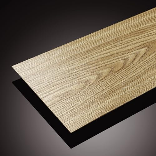 Stickyart 36x6 Wood Floor Tiles Peel and Stick Vinyl Flooring Tile Waterproof 18 Pcs Stick on Oak Wood Planks for Bathroom Floor Tile Self Adhesive Vinyl Flooring Planks for Kitchen RV Bedroom