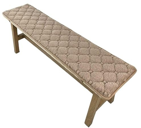 LIUYUYOUGO Sitzkissen Outdoor,Bankkissen Für Draußen 2/3 Sitzer Rhombisch Weiches Flanell Sitzkissen Für Draußen Mit Rutschfesten Riemen Rechteckige Sitzpolsterauflage Für Bank Garten Terrasse