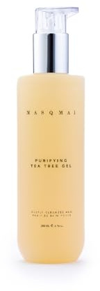 MASQMAI Purifying Tea Tree Gel, Reinigendes Gesichtsgel mit Teebaumöl, Entfernt Unreinheiten, 200 ml