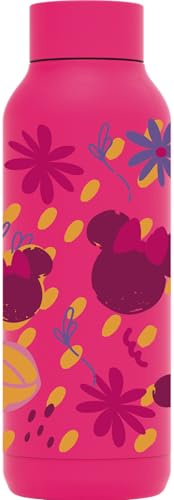 QUOKKA SOLID X DISNEY | BOTELLA TÉRMICA DE ACERO INOXIDABLE DOBLE PARED | MINNIE SPRING