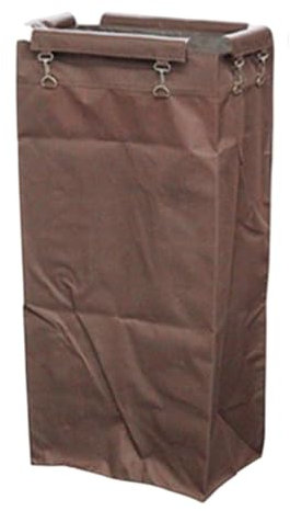 LOVIVER Commercial Janitor Carts Bag Housekeeping Laundry Bag Waterproof Cleaning Trolley Cloth Bag for Guest Room Hotel Room Garbage, 70cm