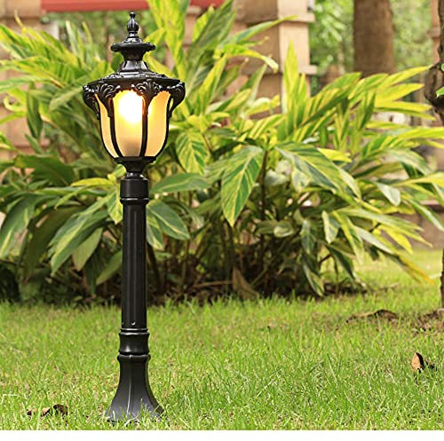 80 cm Kandelaber-Gartenwegeleuchte für den Außenbereich, E27-Laterne, Druckguss-Aluminium, zur Beleuchtung von Eingängen und Wegen, perfekt für Gartenbeleuchtung und Außendekoration.