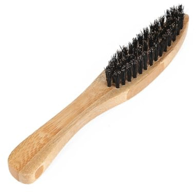 MAGICLULU 2 Stück Bartbürsten mit Langen Griffen Weiche Borsten für Sanfte Bartpflege Portable Gesichts Whisker bürsten für Männer für Bartreinigung und Pflege Unterwegs