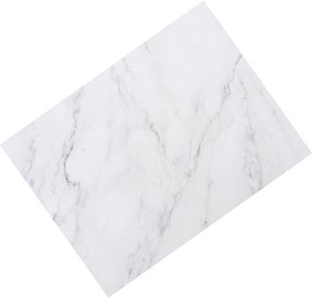 ifundom Plateau de Marbre Naturel Rectangulaire Planche de Rangement Réutilisable pour Cuisine et Salle de Bain Accessoire Anti-fissure et Anti-déformation Design Compact pour Usage