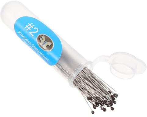 ERINGOGO 100 Pièces Lot de Aiguilles Entomologiques Acier Inoxydable Épingles Fines pour Fixation Insectes Kit de Montage et Présentation pour Laboratoires Scolaires et Collectionneurs