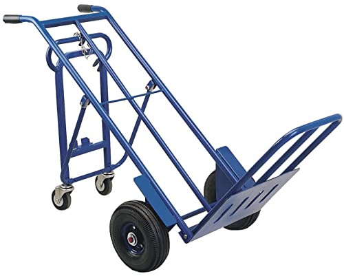 Draper 85673 3-in-1 Heavy Duty Sack Truck, Blue