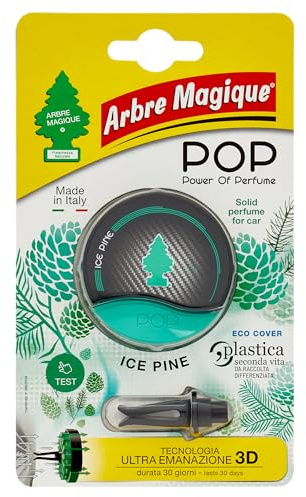 Arbre Magique Pop Auto-Lufterfrischer, Greenmint-Duft, verlängert bis zu 7 Wochen.