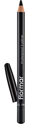 Flormar Eyeliner Waterproof 101 Black Ice – Matita Occhi Verde Impermeabile a Lunga Tenuta, Formula Quick-Dry, Colore Intenso, Resistente a Lacrime e Calore, Adatto a Pelli Sensibili