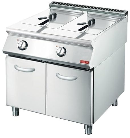 Friteuse Professionnelle Electrique 700 mm - 2 x 10 L - Gastro M