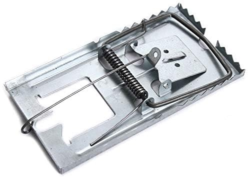 rg-vertrieb 10x Rattenfalle Schlagfalle Ratte Rattenfallen Stahl Verzinkt Köderfalle 175mm Falle