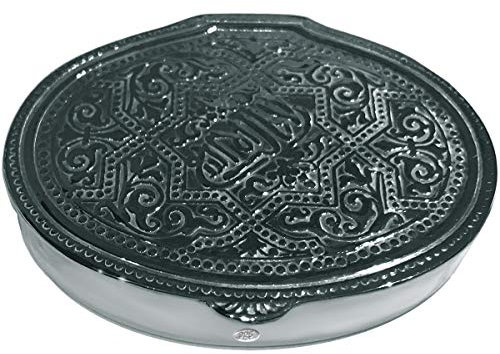 SILBERKANNE Dose Pillendose Islam 4,9x3,8x0,8 cm Silber 925 Sterling. لا اله الا الله