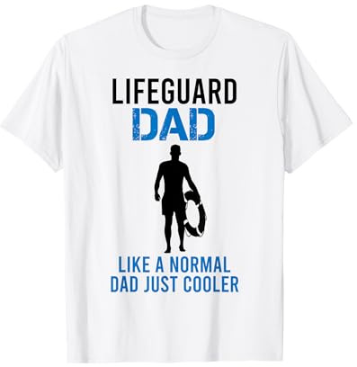 Lifeguard Dad Bademeister Papa Vater Rettungsschwimmer T-Shirt