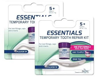 2 x Temporary Tooth Repair Kit for Lost Fillings Caps