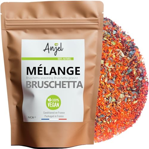 Mélange d'Épices Bruschetta Authentique 100g - Assaisonnement Parfait pour Sublimer vos Bruschettas - Explosion de Saveurs 100% Naturels - NCA