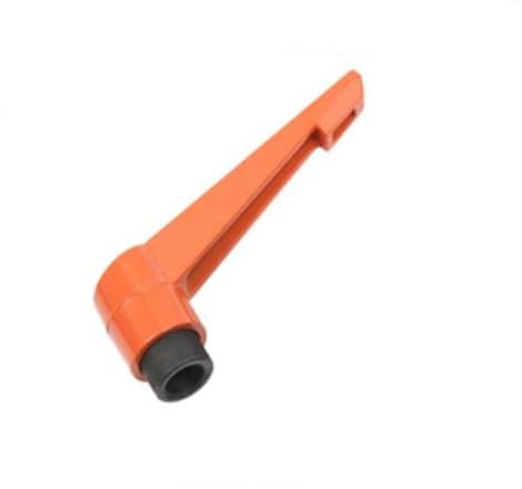 INPBZXOU 1 x verstellbarer Griff mit Innengewinde M4 M5 M6 M8 M10 M12 M14 M16 schwarz oder orange Innengewinde Klemmhebel (Farbe: Orange, Größe: M5, 1 Stück)