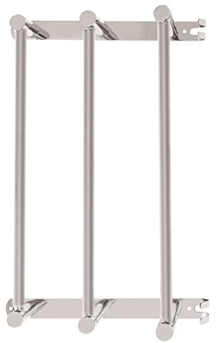 Handtuchhalter Ausziehbar 43-78CM Edelstahl Ohne Bohren Handtuchstange Wand Wandregal Geeignet für Badezimmer küche badetuchhalter (Silber 3-Schicht)