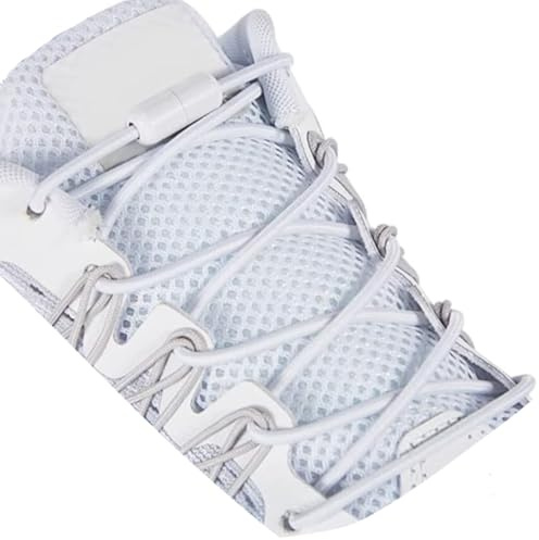 DALLAR Cordones Elasticos Sin Atar - Cordones Redondos Ajustables y Resistentes - Aptos en Zapatos y Zapatillas - Para Niños y Adultos