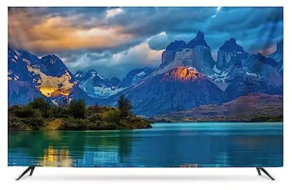 Facile à Nettoyer/dissiper La Chaleur 3D Paysage Naturel Peinture à l'huile TV Anti-poussière TV Protecteur D'écran pour LCD LED Intérieur 32-86 Pouces Protecteur D'écran(Size:80in,Color:A)