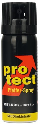 Pfefferspray Protect Anti-Dog Direktstrahl 50ml KO Spray zur Tierabwehr
