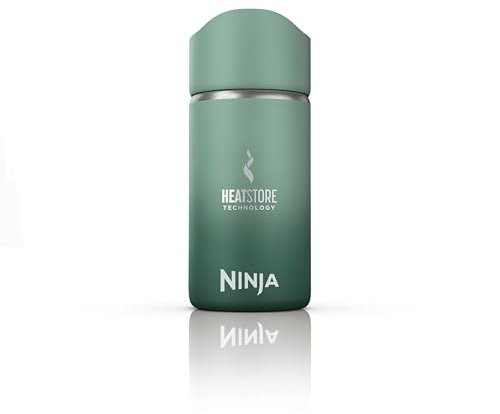 Ninja 300 ml Sip Perfect Hot Drinks Travel Flask, Made BPA-Free, Dishwasher Safe, Insulated Bottle, Green, DW1203EUUKGN