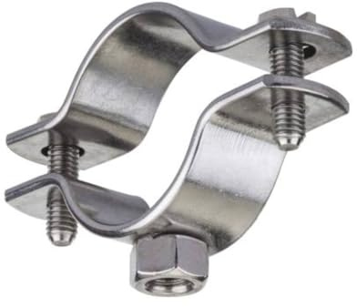 Raccorderie acier inoxydable collier différentes tailles avec goupille et cheville ø m80 2