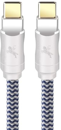 Impeto Audiophile Cable USB C 2.0, cable de conexión impresora, conector C a C, Cable de transferencia de datos OTG 1.0m