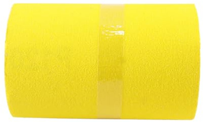 Alnicov Rollo De Lija Amarillo De Cuarzo, Papel De Lija Abrasivo para Madera, Metal, Pintura, Yeso, Masilla, Automoción, Lijadoras a Máquina, Grano 120, 93 Mm X 6 M