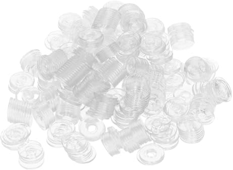 Tofficu 500pièces Rondelles Vinyle pour Vis Rondelles Plates Rondes De Rechange Jeu De Joint Étanchéité pour Poignées De Porte De Douche