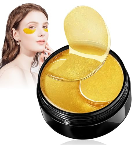 23K Gold Pflege für die Augen - 60 kühlende Augenpads für sofortige Frische. Die luxuriöse Lösung gegen müde Augen - das perfekte Geschenk.
