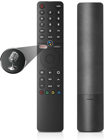 Ersatz Fernbedienung für Xiaomi Smart TV, XMRM-19 Bluetooth und Sprachsteuerung Fernbedienung mit 2 heiße Tasten, für Xiao-mi MI P1 Q1 Serie Smart TV Sprachfernbedienung