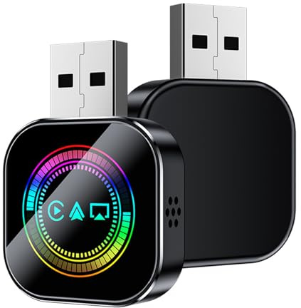 Adattatore Mirroring Telefono Per Auto | Convertitore Connessione Automatica - Riproduttore Video Wireless Per Auto | per Viaggi Lunghi Guida in Citta Navigazione in Autostrada Streaming Musicale e