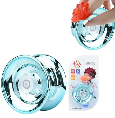 Qapayieg Yo Yo Ball,Legierungs-JoJo-Spielzeug für Kinder und Anfänger - Yo-Yo-Ball, Trick-Yoyo zum Trainieren der Hand-Auge-Koordination, hilft Kindern und Anfängern, Sich zu entspannen zu