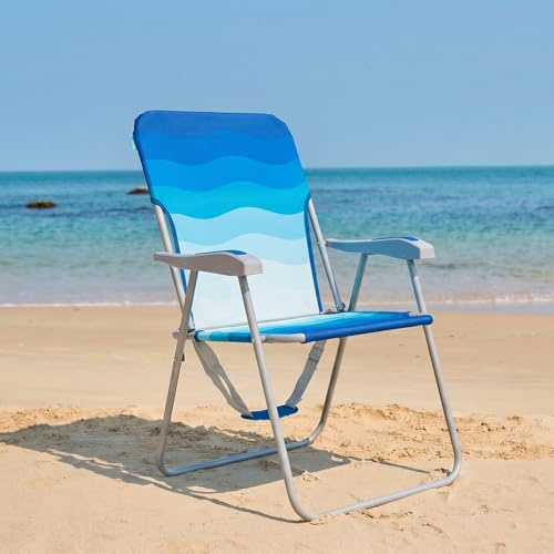 #WEJOY Klappstuhl Leicht Tragbar Campingstuhl Faltbar Stark Stabil Langlebig für Garten Balkon und Festival Outdoor als Angelstuhl Camping Stuhl Max Hold bis 136 Kg (300 Lbs)